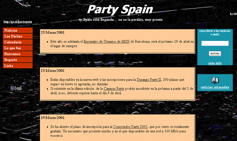 partyspain2001